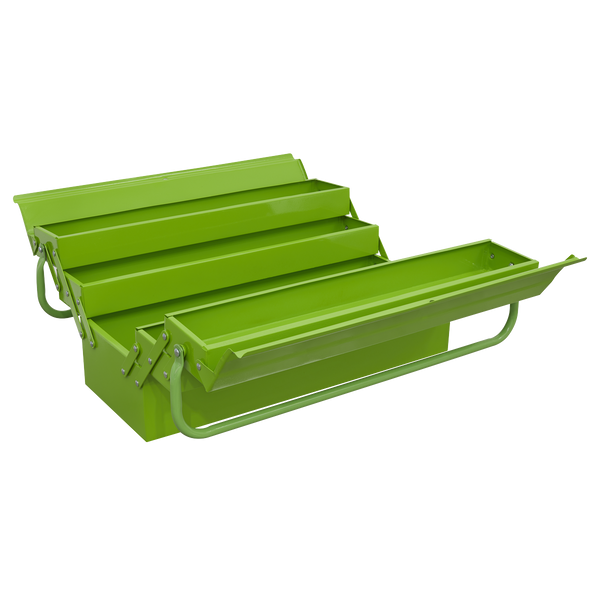 Sealey AP521HV 530mm 4 Tray Cantilever Toolbox Hi-Vis Green