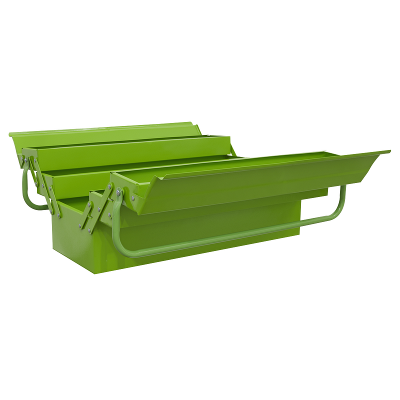Sealey AP521HV 530mm 4 Tray Cantilever Toolbox Hi-Vis Green