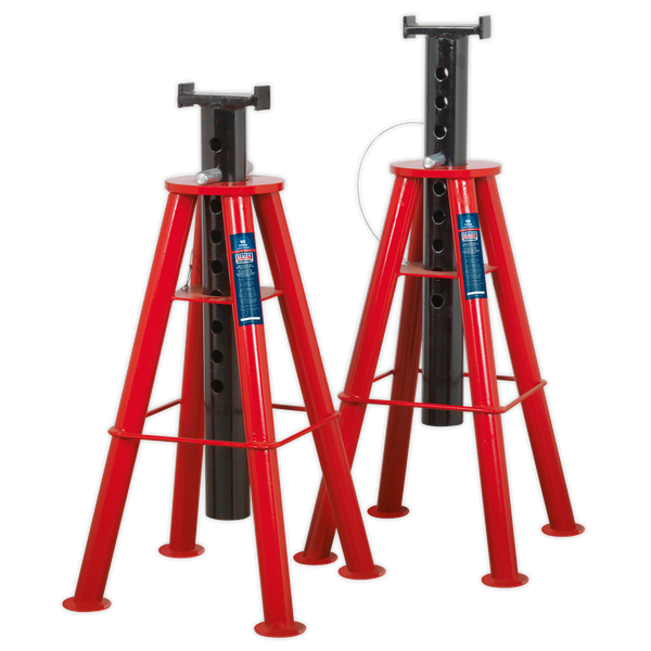 Sealey AS10H High Level Axle Stands (Pair) 10tonne Capacity per Stand