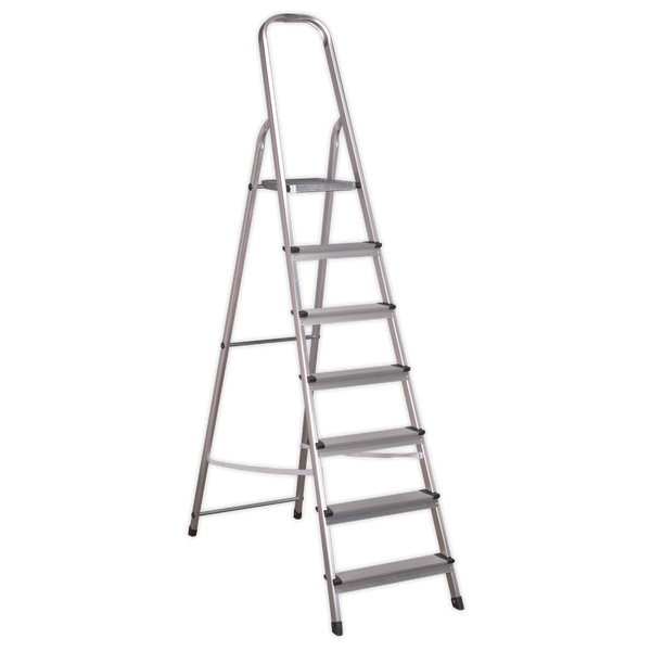 Sealey ASL7 7-Tread Trade Aluminium Step Ladder EN 131