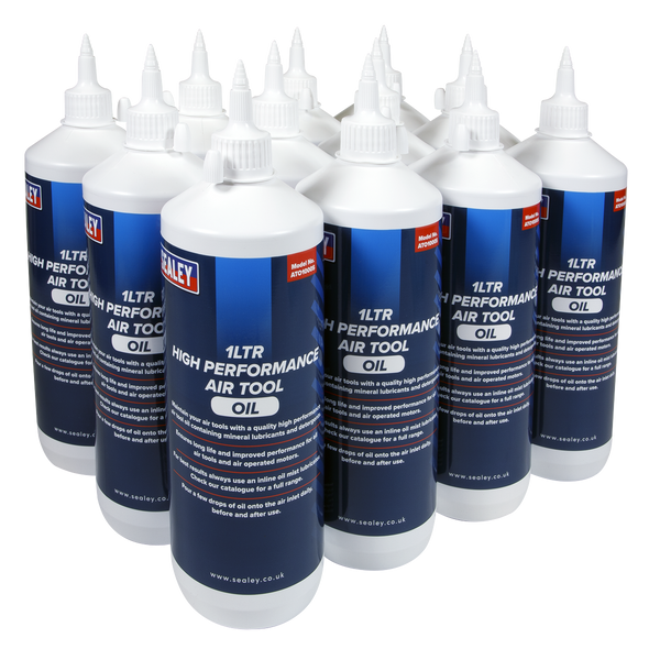 Sealey ATO/1000 1L Air Tool Oil - Pack of 12