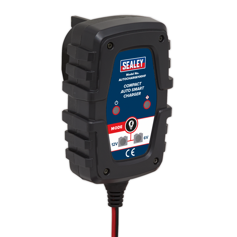 Sealey AUTOCHARGE100HF 1A 6/12V Compact Smart Trickle Charger
