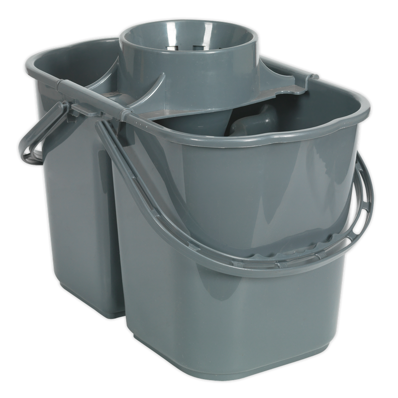 Sealey BM07 15L Mop Bucket - 2 Compartment
