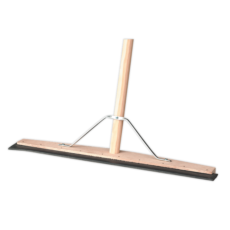 Sealey BM24RS 24"(600mm) Rubber Floor Squeegee with Wooden Handle