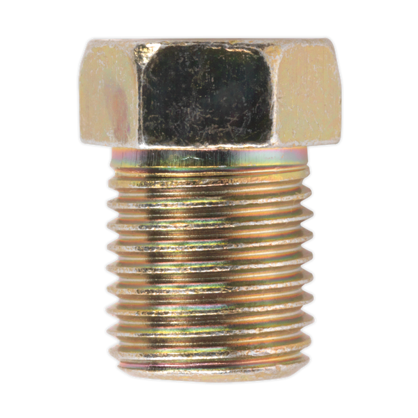 Sealey BN10100FT M10 x 1mm Brake Pipe Nut Full Thread Male - Pack of 25