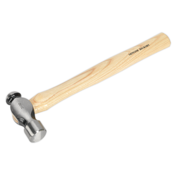 Sealey BPH24 1.5lb Ball Pein Hammer with Hickory Shaft