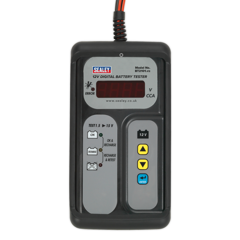 Sealey BT2101 12V Digital Battery Tester