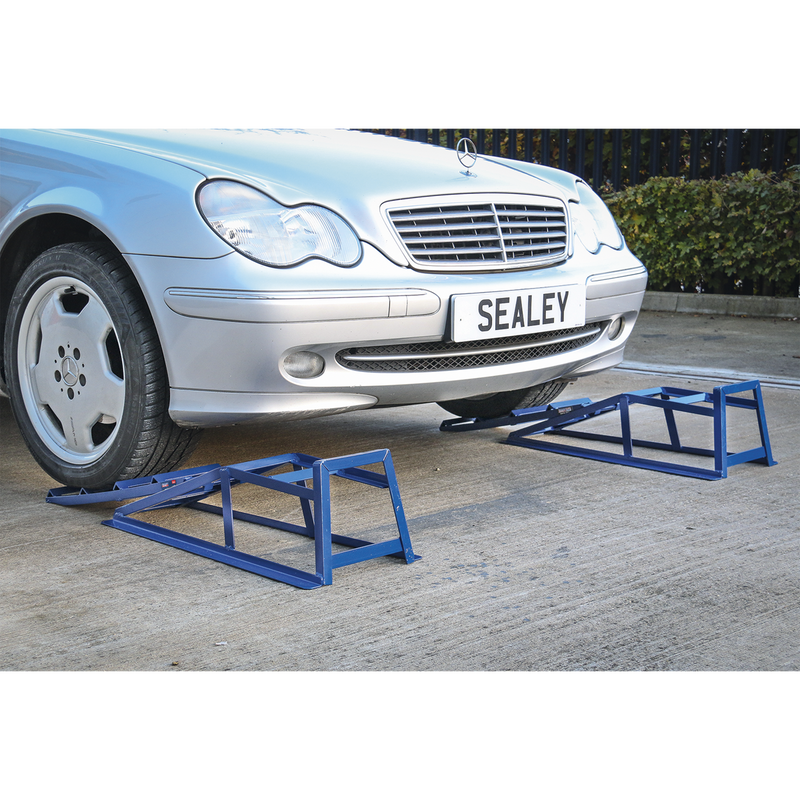 Sealey CAR2001 Car Ramp Extensions 400kg per Ramp 800kg per Pair