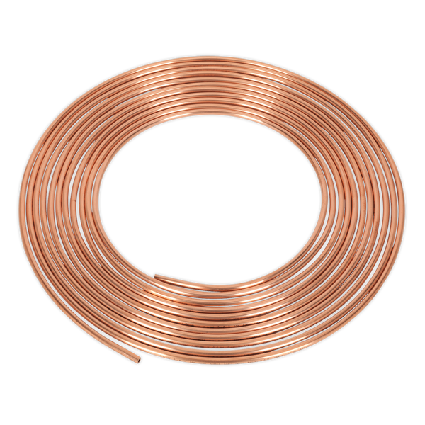 Sealey CBP001 25ft 3/16" Brake Pipe Copper Tubing 20 Gauge