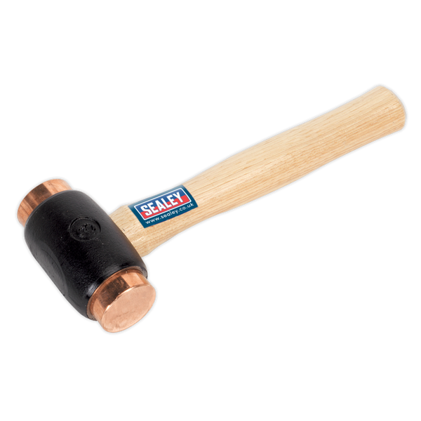 Sealey CFH04 4.3lb Copper Faced Hammer with Hickory Shaft