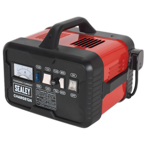Sealey CHARGE124 28A 12/24V Battery Charger