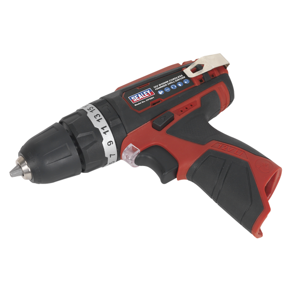 Sealey CP1201 12V SV12 Series Ø10mm Cordless Hammer Drill/Driver - Body Only