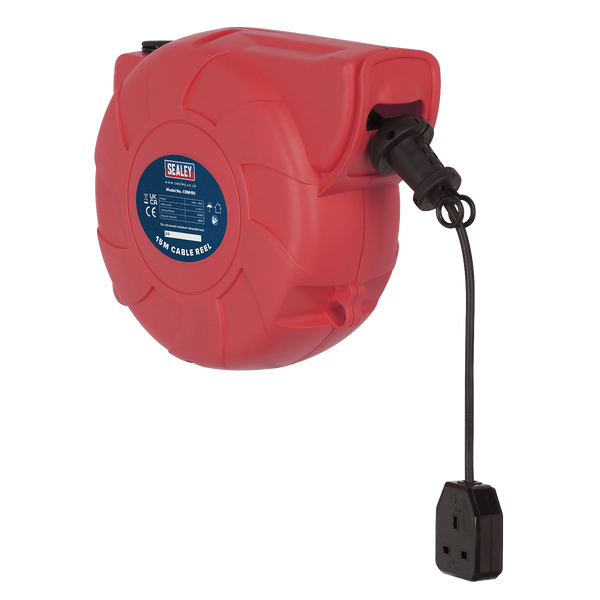 Sealey CRM151 15m Retracting Cable Reel 230V