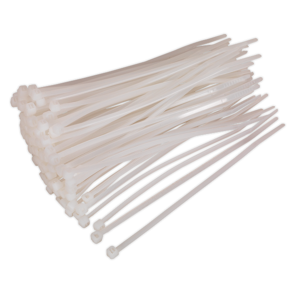 Sealey CT15036P100W 150 x 3.6mm White Cable Tie - Pack of 100