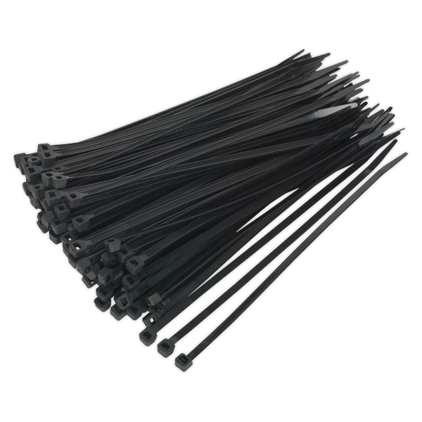 Sealey CT20048P100 200 x 4.8mm Black Cable Tie - Pack of 100