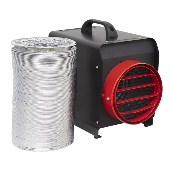 Sealey DEH5001 5kW Industrial Fan Heater with Ducting