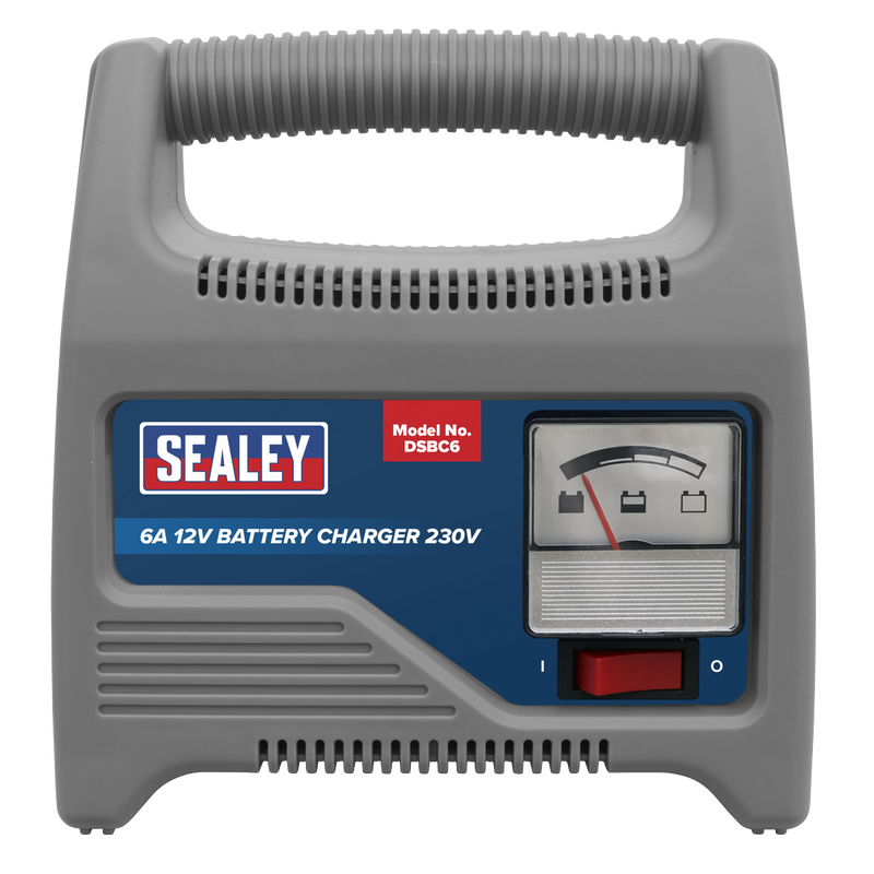 Sealey DSBC6 6A 12V Battery Charger 230V