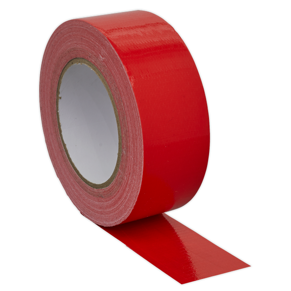 Sealey DTR 50mm x 50m Red Duct Tape