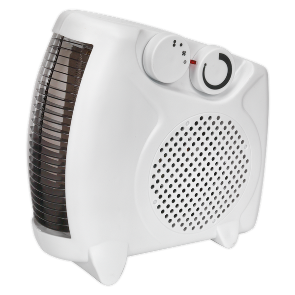 Sealey FH2010 2000W Fan Heater - 2 Heat Settings & Thermostat