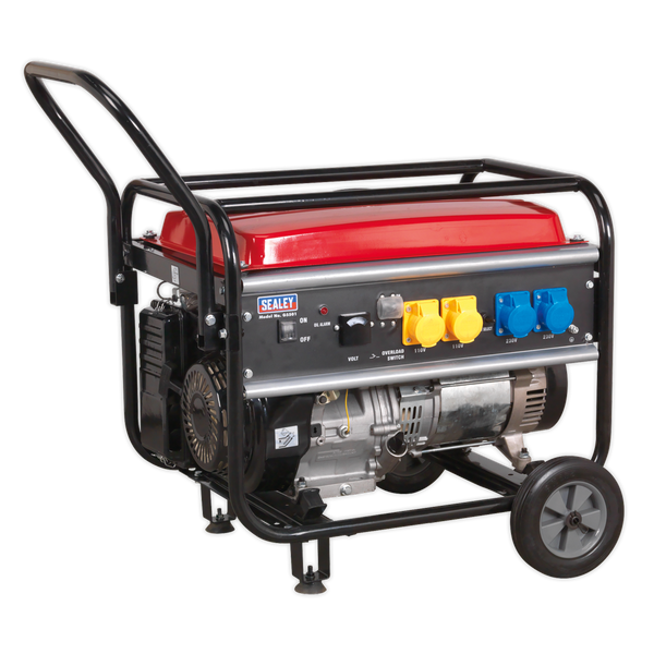 Sealey G5501 5500W 110/230V Generator 13hp - 4-Stroke Engine