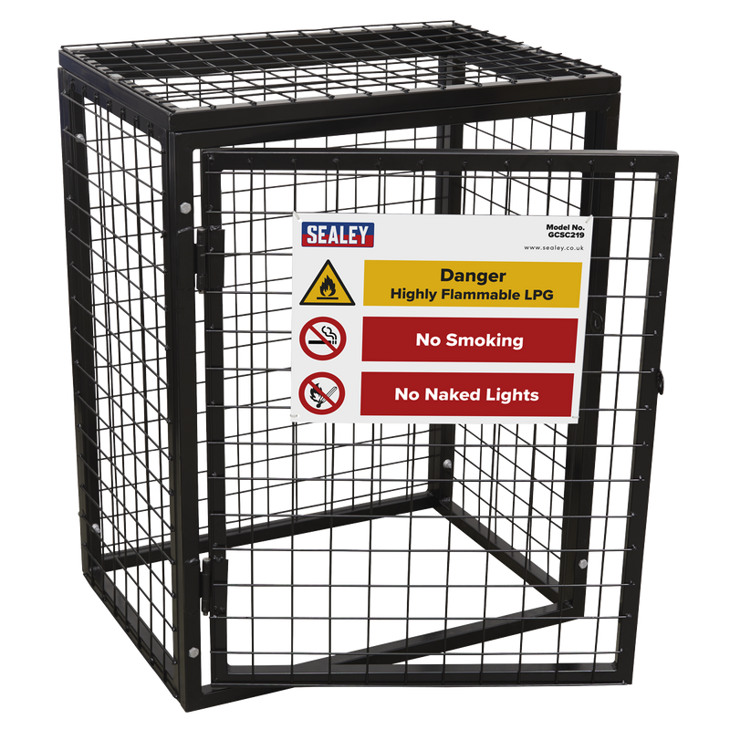 Sealey GCSC219 Gas Cylinder Safety Cage - 2 x 19kg Cylinders