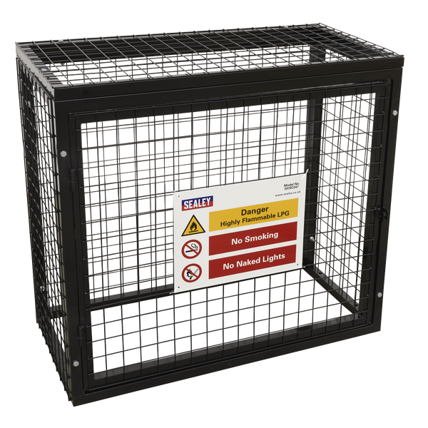 Sealey GCSC247 Gas Cylinder Safety Cage - 2 x 47kg Cylinders