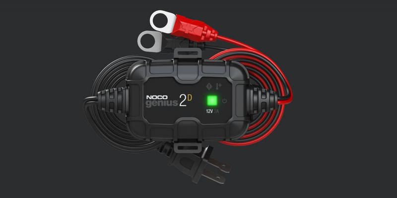 NOCO GENIUS 2D  12V 2A Direct-Mount Battery Charger and Maintainer