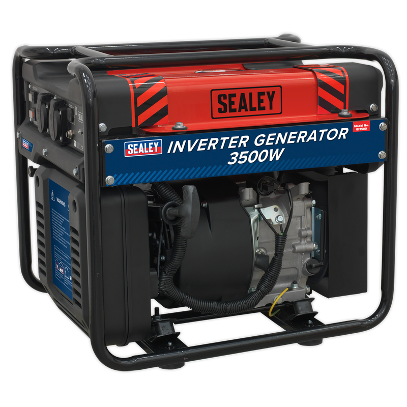 Sealey GI3500 3500W 230V Inverter Generator - 4-Stroke Engine