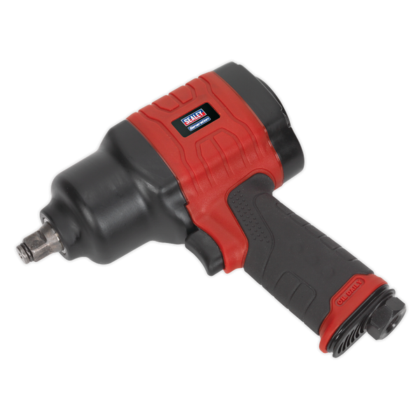 Sealey GSA6002 1/2"Sq Drive Composite Air Impact Wrench - Twin Hammer