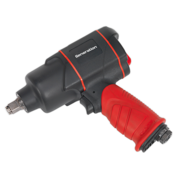 Sealey GSA6006 1/2"Sq Drive Composite Air Impact Wrench - Twin Hammer