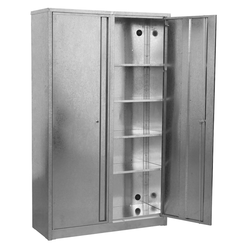 Sealey GSC110385 4-Shelf Extra-Wide Galvanized Steel Floor Cabinet