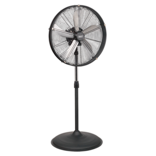 Sealey HVF20PO 20" Industrial High Velocity Oscillating Pedestal Fan