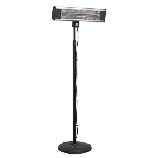Sealey IFSH1809R 1800W High Efficiency Carbon Fibre Infrared Patio Heater with Telescopic Floor Stand