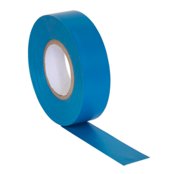 Sealey ITBLU10 19mm x 20m Blue PVC Insulating Tape - Pack of 10