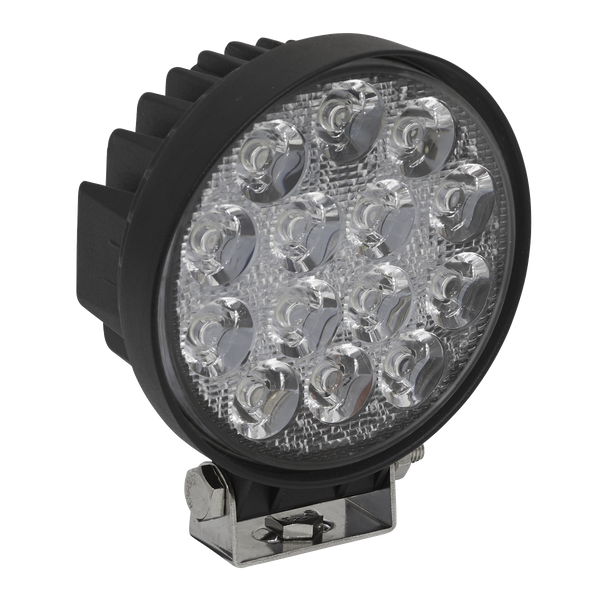 Sealey LED4R 42W SMD LED Round Work Light with Mounting Bracket