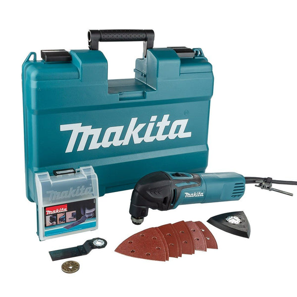Makita TM3000CX14/2 320W Oscillating Multi-Cutter With Accessories