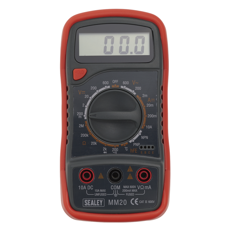 Sealey MM20 8-Function Digital Multimeter with Thermocouple