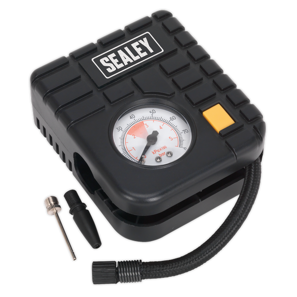 Sealey MS163 12V Micro Air Compressor with Work Light
