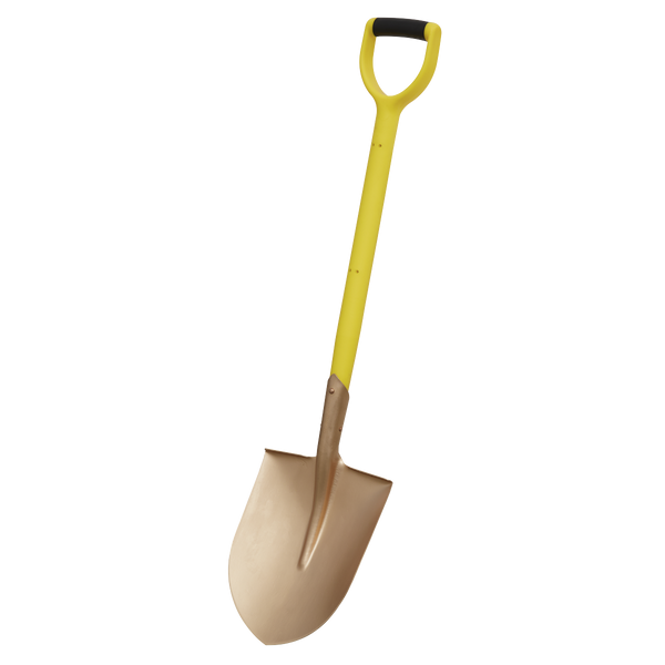 Sealey NS107 240 x 420 x 990mm Round Point Shovel - Non-Sparking