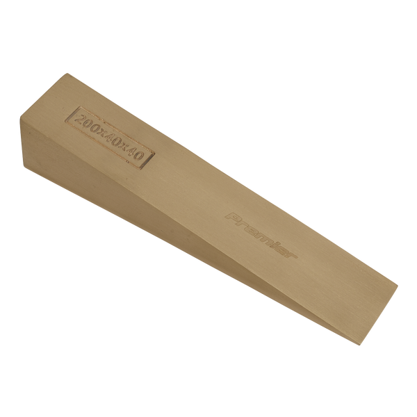 Sealey NS122 200 x 40 x 40mm Wedge - Non-Sparking