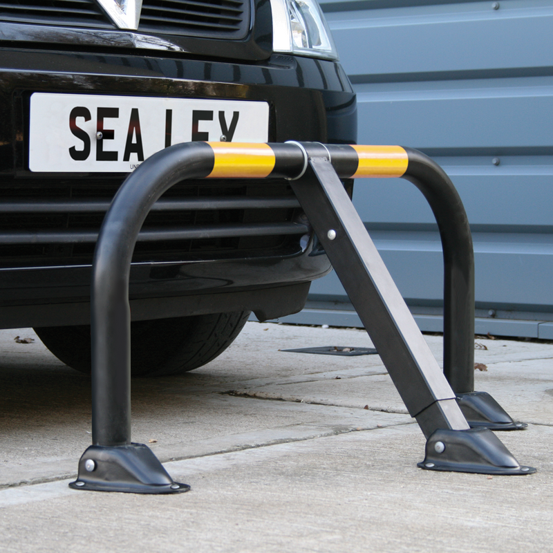 Sealey PB298 3-Legged Parking Barrier with Integral Lock