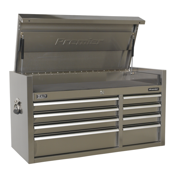 Sealey PTB104008SS 8 Drawer 1055mm Stainless Steel Heavy-Duty Topchest