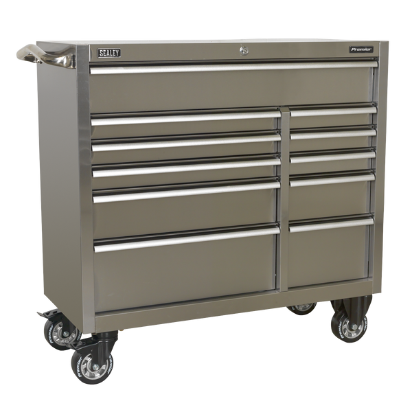Sealey PTB105511SS 11 Drawer 1055mm Stainless Steel Heavy-Duty Rollcab