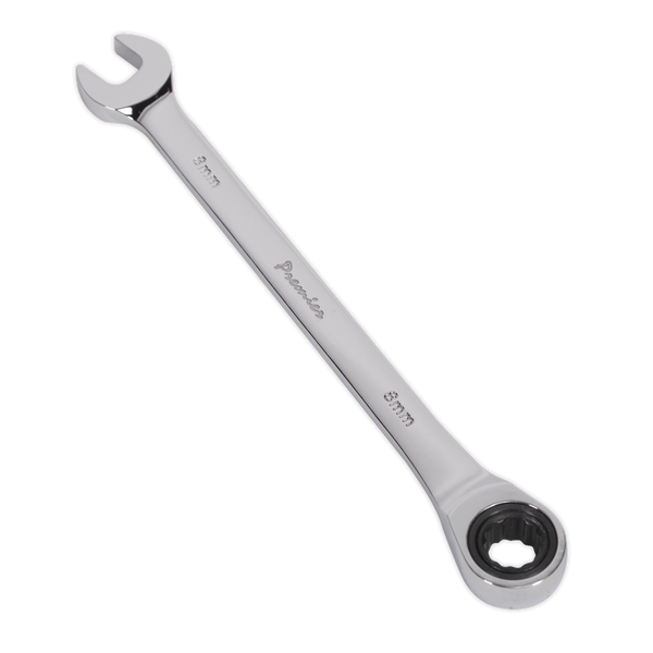 Sealey RCW08 8mm Ratchet Combination Spanner