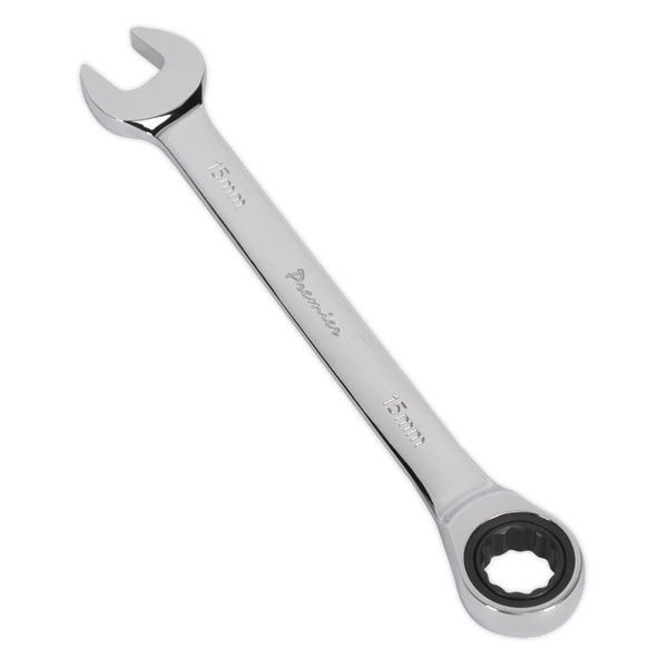 Sealey RCW15 15mm Ratchet Combination Spanner