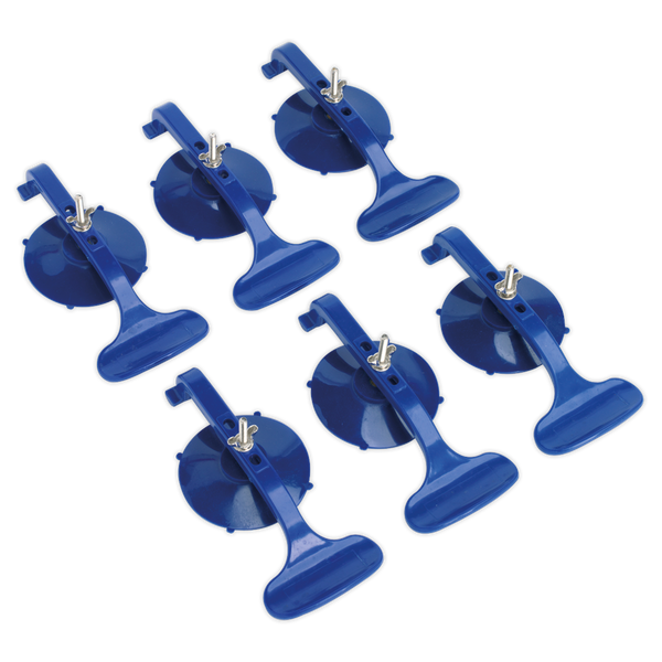 Sealey RE006 6pc Suction Clamp Set
