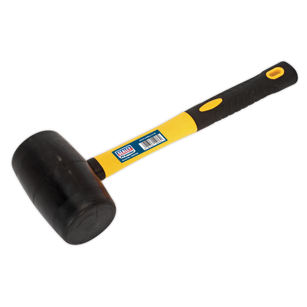 Sealey RMB150 1.5lb Rubber Mallet with Fibreglass Shaft