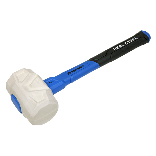 Sealey RMG24 24oz Rubber Mallet with Fibreglass Shaft