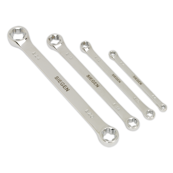 Sealey S0850 TRX-Star* Double End Spanner Set 4pc