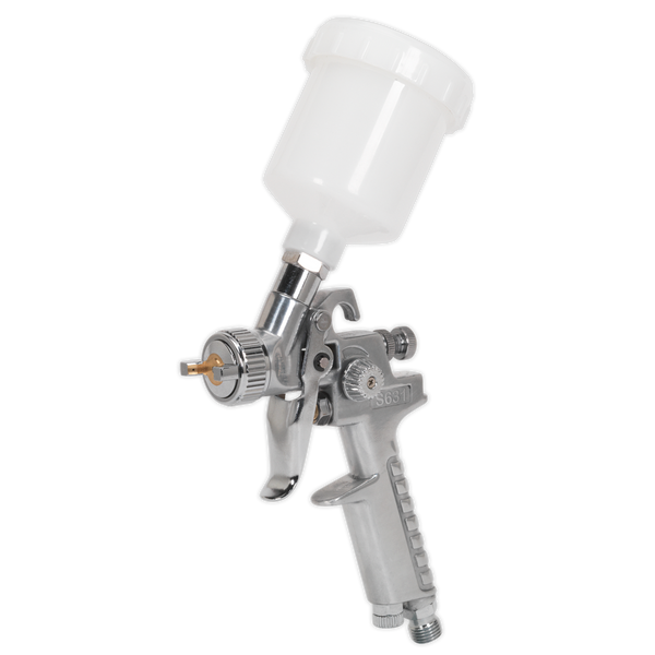Sealey S631 General-Purpose Gravity Feed Touch-Up Spray Gun 1mm Set-Up